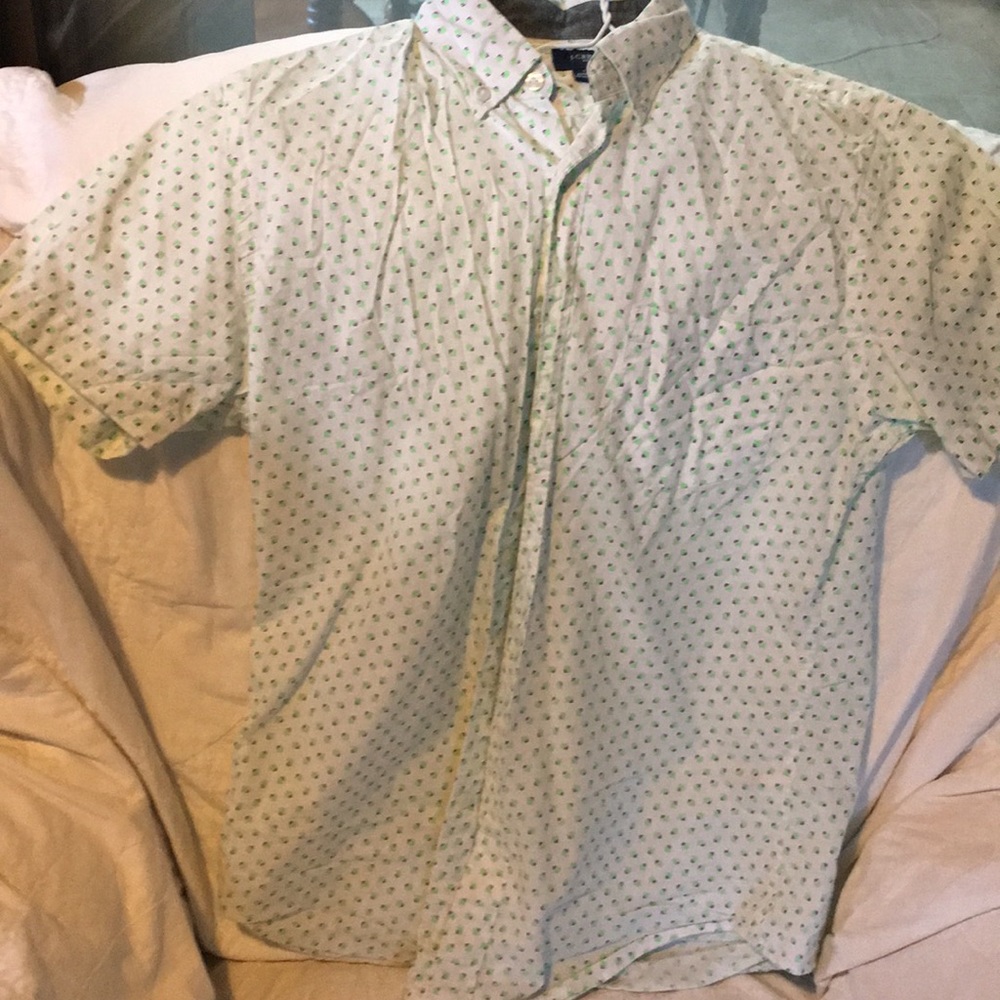 J Crew short sleeve button down shirt